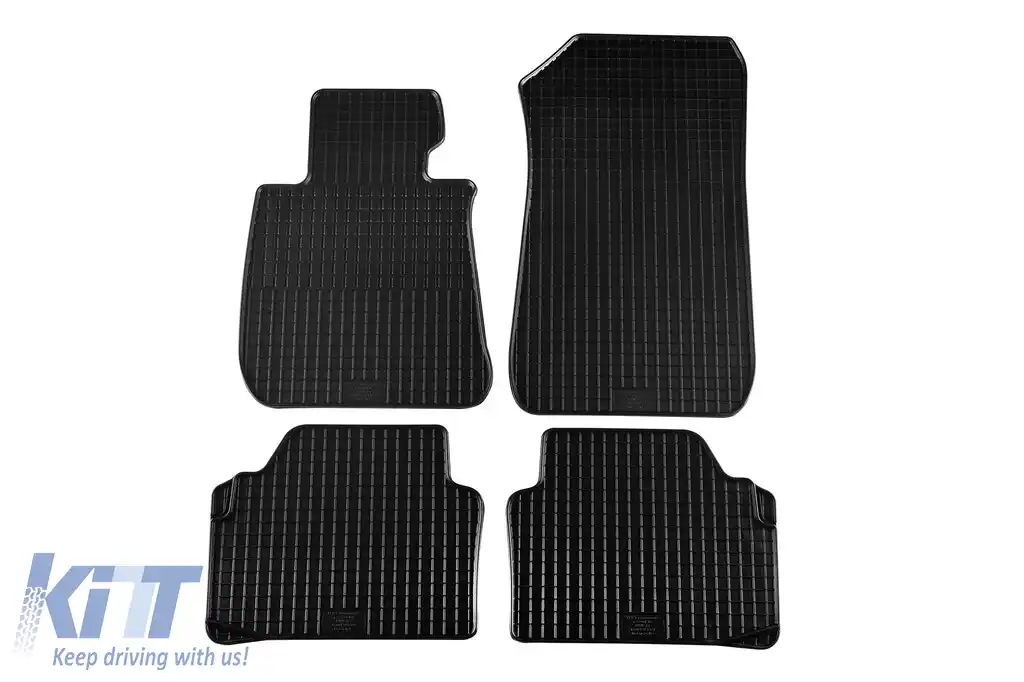 image-15-Mănuși din cauciuc specifice, potrivite pentru BMW Seria 3 E90 sedan, E91 wagon 2005-2012, E92 coupe 2006-2013, set de 4 piese, culoare neagră