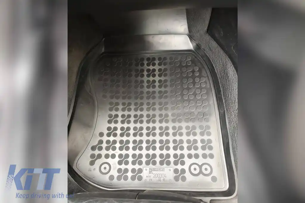 Mănuși din cauciuc specifice, potrivite pentru Audi A6 C5 1997-2004, set de 4 piese, culoare neagră-image-6213620