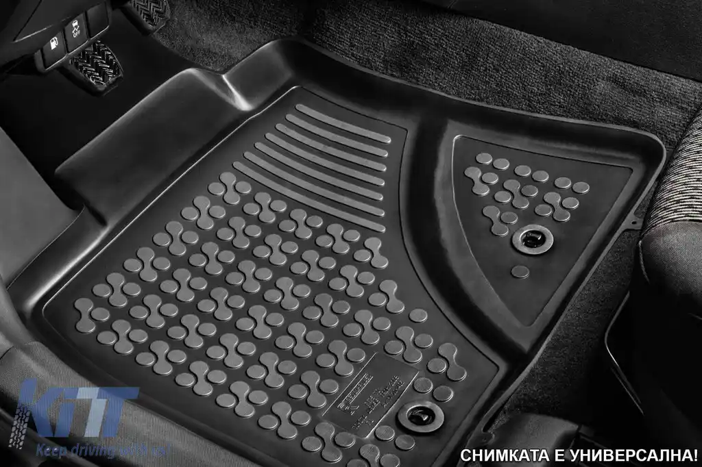 Mănuși din cauciuc specifice, potrivite pentru Toyota Rav4 2006-2012, set de 3 piese, culoare neagră-image-6215094