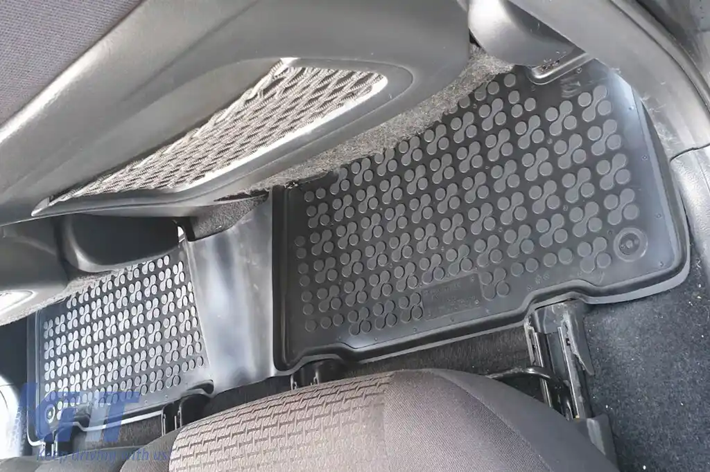 Mănuși din cauciuc specifice, potrivite pentru Toyota Rav4 2006-2012, set de 3 piese, culoare neagră-image-6215099