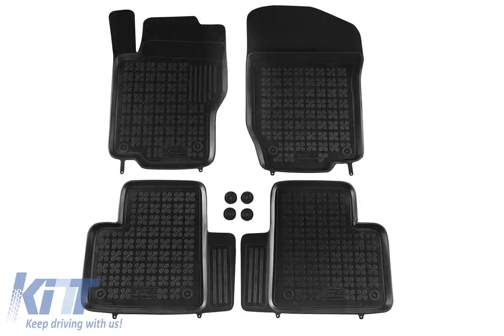 image-18-Mănuși din cauciuc specifice, potrivite pentru Mercedes ML W164 2005-2011, GL X164 2006-2012, set de 4 piese, culoare neagră