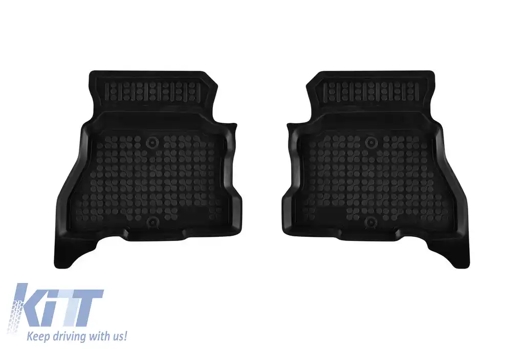 Mănuși din cauciuc specifice, potrivite pentru Jeep Wrangler Unlimited JL 4xe PHeV, 4 uși 2018-2021, după 2021, set de 4 piese, culoare neagră-image-6216620