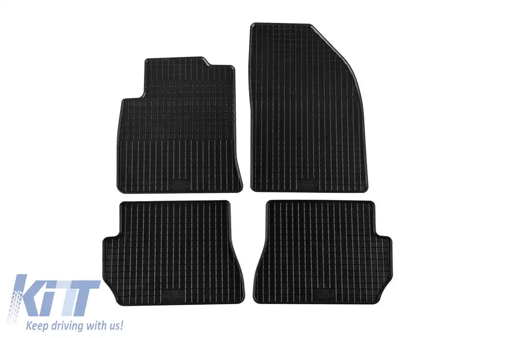 Mănuși din cauciuc specifice, potrivite pentru Ford Fiesta 2005-2008, Fusion 2005-2012, set de 4 piese, culoare neagră