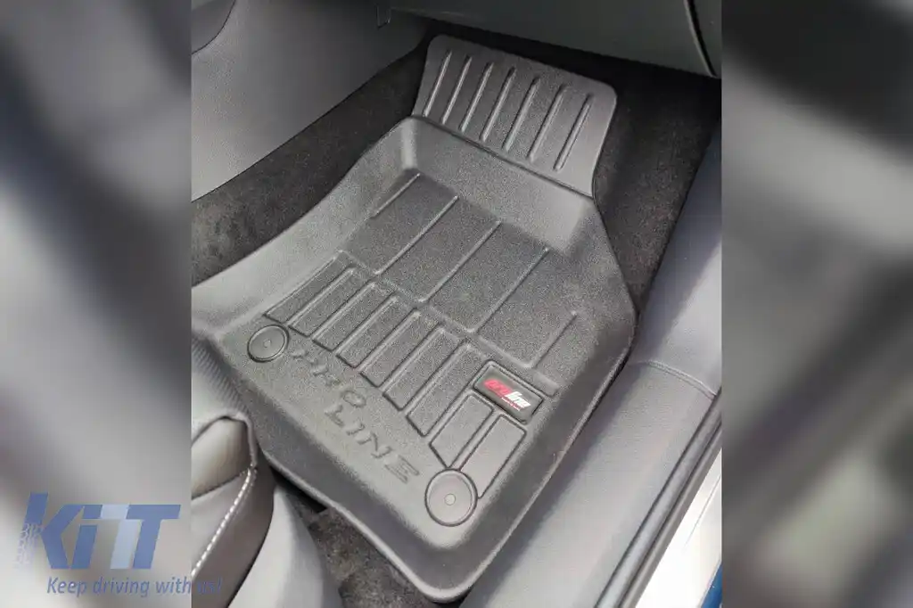 Mănuși din cauciuc specifice, potrivite pentru Skoda Superb după 2015, set de 4 piese, culoare neagră, cu garanție de 24 de luni-image-6220645