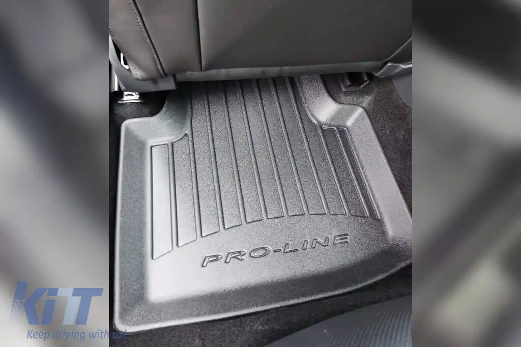 Mănuși din cauciuc specifice, potrivite pentru Skoda Superb după 2015, set de 4 piese, culoare neagră, cu garanție de 24 de luni-image-6220647