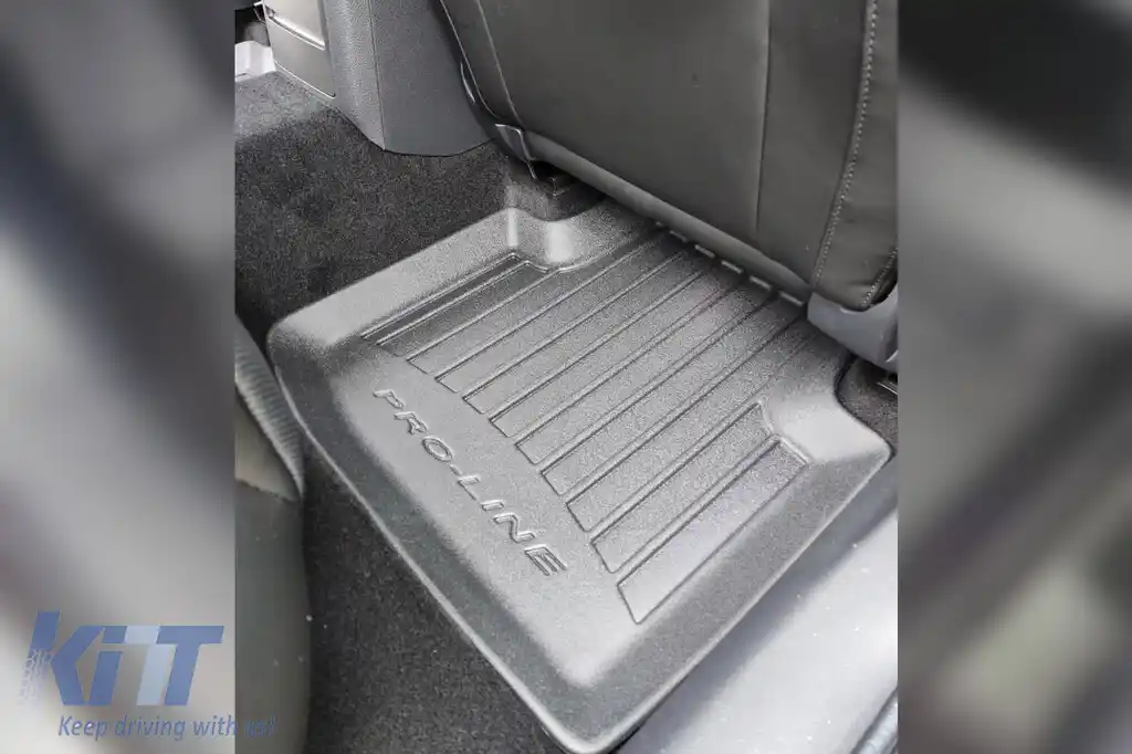 Mănuși din cauciuc specifice, potrivite pentru Skoda Superb după 2015, set de 4 piese, culoare neagră, cu garanție de 24 de luni-image-6220649