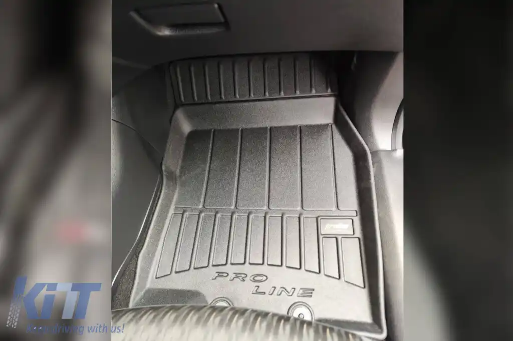 Mănuși din cauciuc specifice, potrivite pentru Nissan X-Trail 2017-2021, set de 4 piese, culoare neagră, cu garanție de 24 de luni din seria Frogum 3D ProLine.-image-6222083