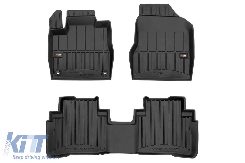 Mănuși din cauciuc specifice, potrivite pentru Nissan Murano Z51 2009-2014, set de 3 piese, culoare neagră, cu garanție de 24 de luni