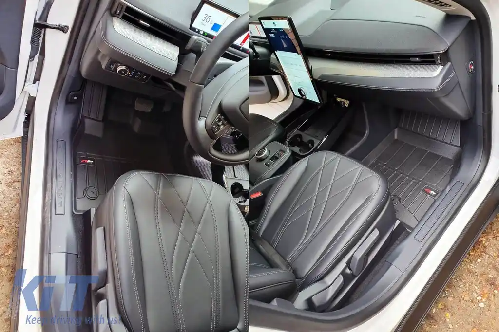 Mănuși din cauciuc specifice, potrivite pentru Ford Mustang Mach-E după 2020, set de 3 piese, culoare neagră, cu garanție de 24 de luni-image-6223374