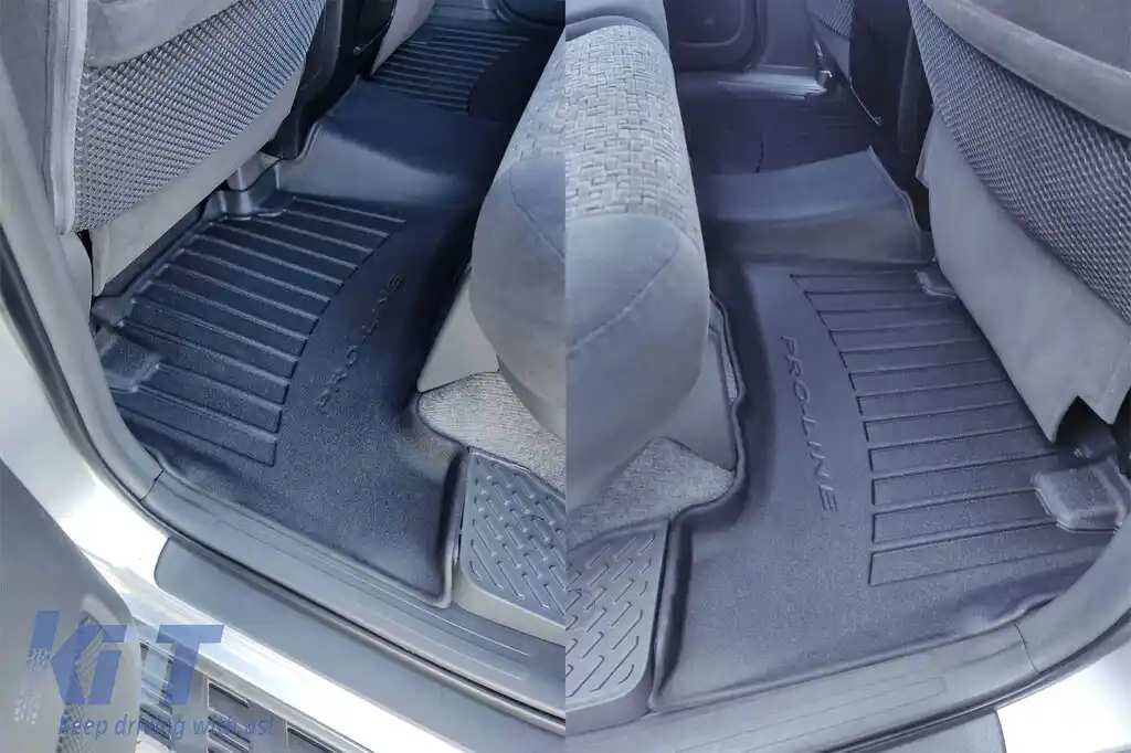 Mănuși din cauciuc specifice, potrivite pentru Toyota Land Cruiser J120 2002-2009, set de 3 piese, culoare neagră, cu garanție de 24 de luni-image-6223712