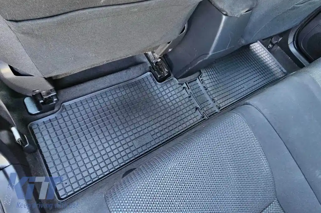 Mănuși din cauciuc specifice, potrivite pentru Toyota Auris, Corolla 2006-2012, set de 5 piese, culoare neagră-image-6228791