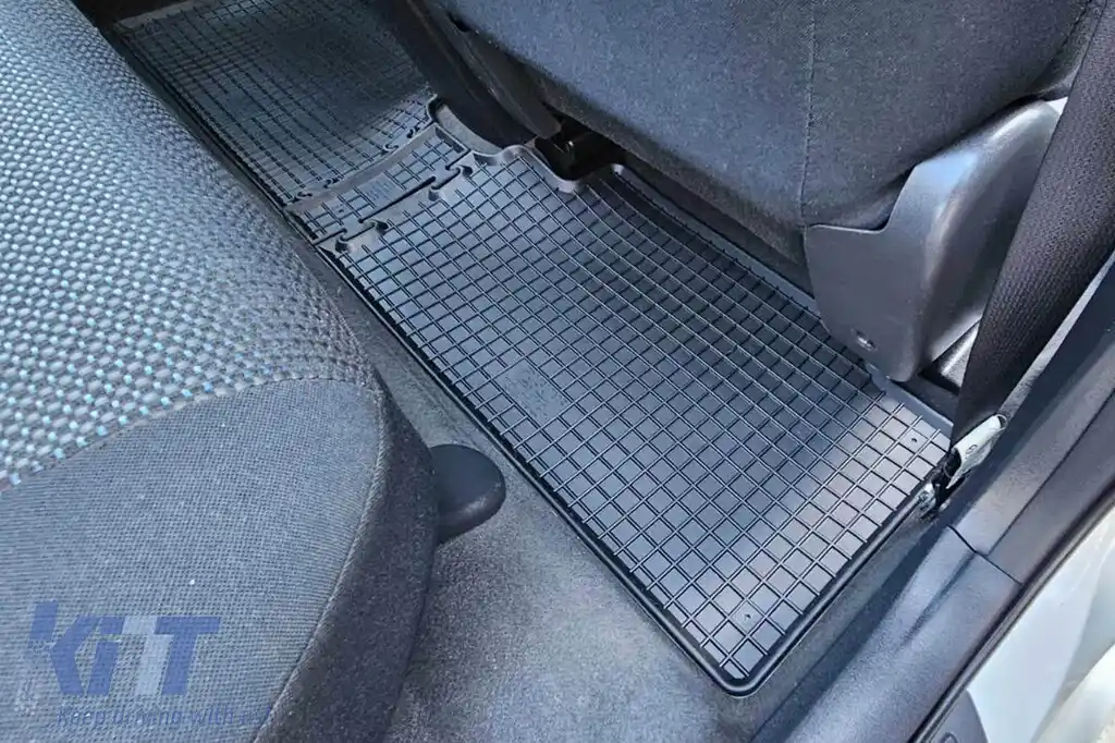 Mănuși din cauciuc specifice, potrivite pentru Toyota Auris, Corolla 2006-2012, set de 5 piese, culoare neagră-image-6228792