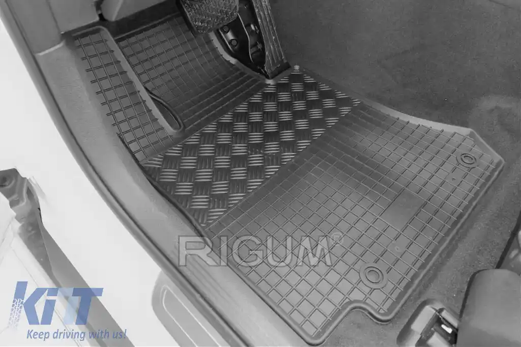 Mănuși din cauciuc specifice, potrivite pentru Mercedes GLC SUV X253, Coupe C253, GLC-is după 2015, EQC după 2019, set de 4 piese, culoare neagră-image-6228914