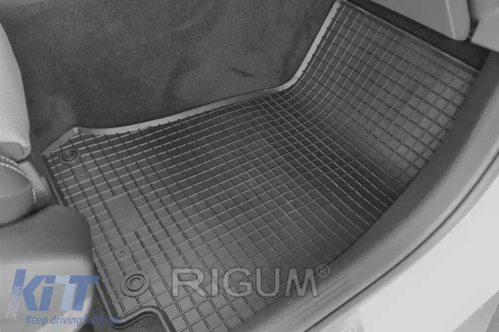 Mănuși din cauciuc specifice, potrivite pentru Mercedes GLC SUV X253, Coupe C253, GLC-is după 2015, EQC după 2019, set de 4 piese, culoare neagră-image-6228915