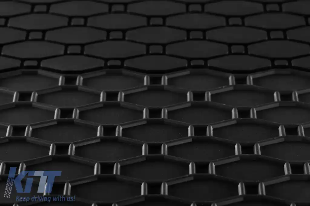 Mănuși din cauciuc specifice, potrivite pentru Ford Tourneo după 2023 cu 5 locuri, set de 4 piese, culoare neagră-image-6229544