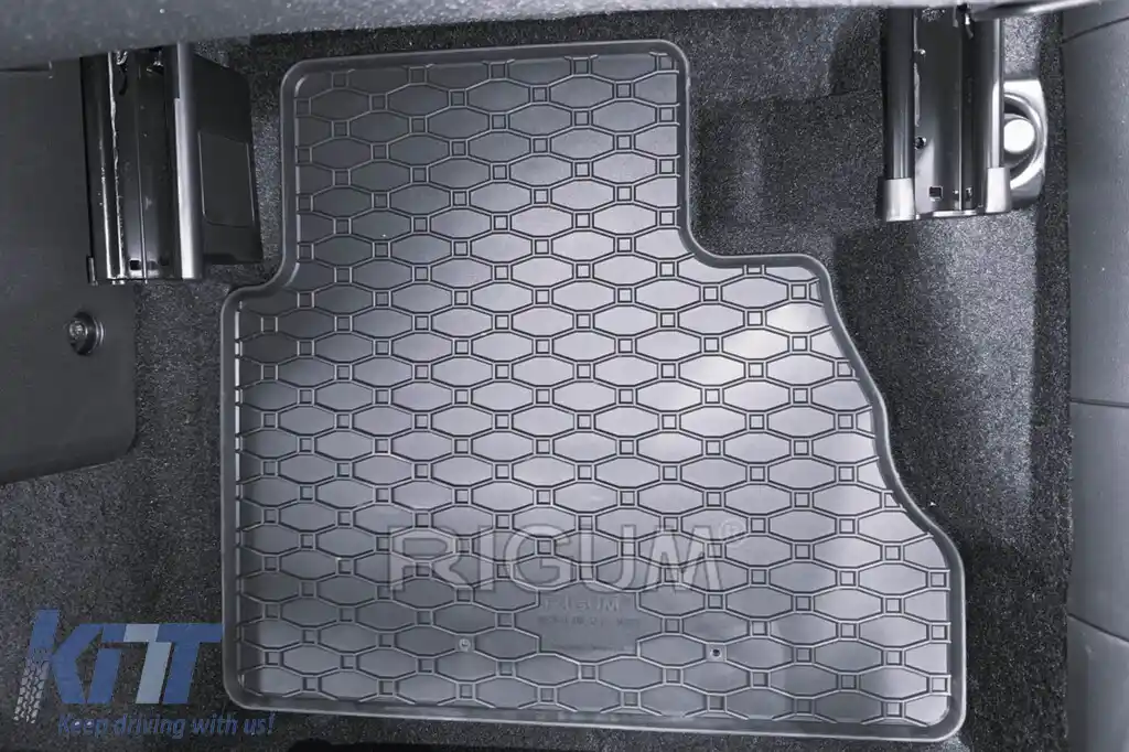 Mănuși din cauciuc specifice, potrivite pentru Ford Tourneo după 2023 cu 5 locuri, set de 4 piese, culoare neagră-image-6229547