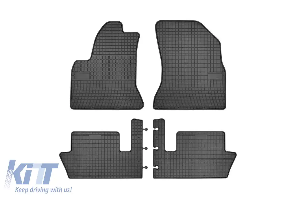 Mănuși din cauciuc specifice, potrivite pentru seria Frogum El Toro pentru Citroen C4 Picasso 2006-2013, set de 4 piese, culoare neagră