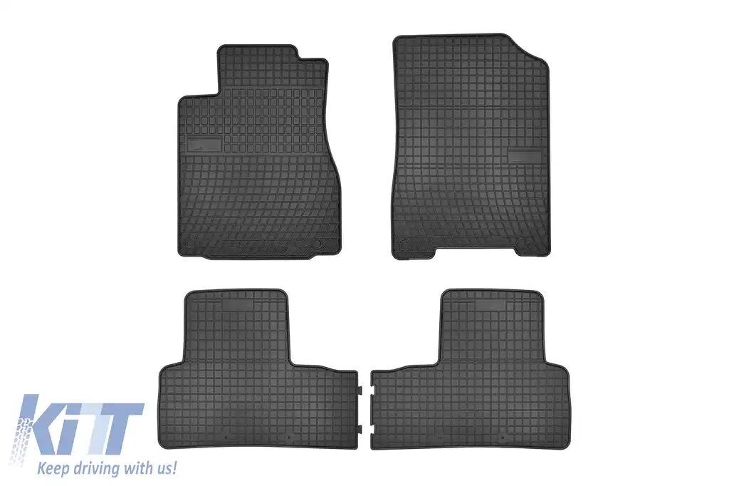 Mănuși din cauciuc specifice, potrivite pentru Honda CR-V 2012-2018, set de 4 piese, culoare neagră din seria Frogum El Toro