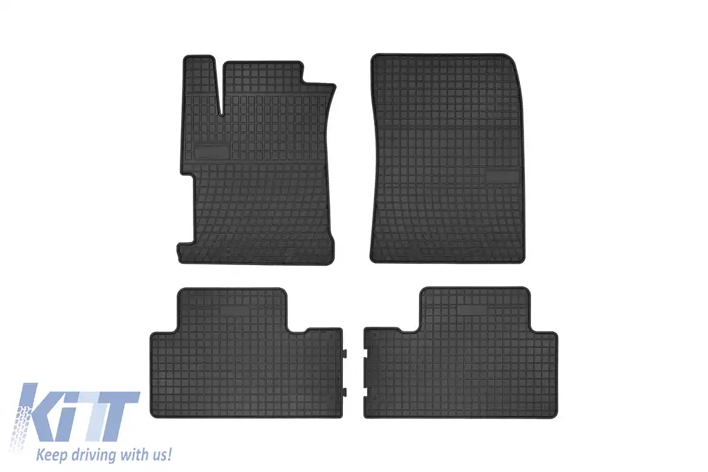 Mănuși din cauciuc specifice, potrivite pentru Honda Civic IX sedan 2012-2016, set de 4 piese, culoare neagră din seria Frogum El Toro