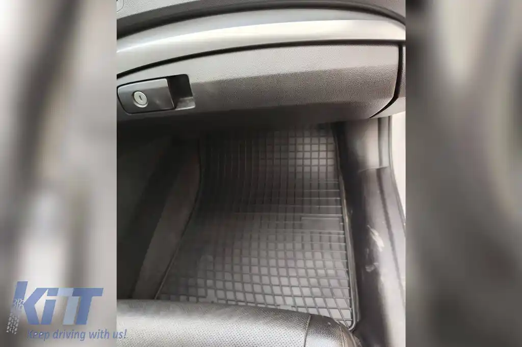 Mănuși din cauciuc specifice, potrivite pentru Honda Civic IX sedan 2012-2016, set de 4 piese, culoare neagră din seria Frogum El Toro-image-6230424