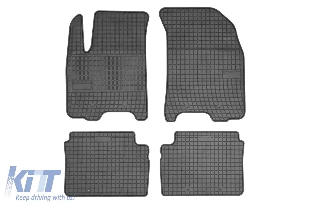 Mănuși din cauciuc specifice, potrivite pentru Chevrolet Aveo T200, T250 2002-2012, Kalos 2004-2007, set de 4 piese, culoare neagră