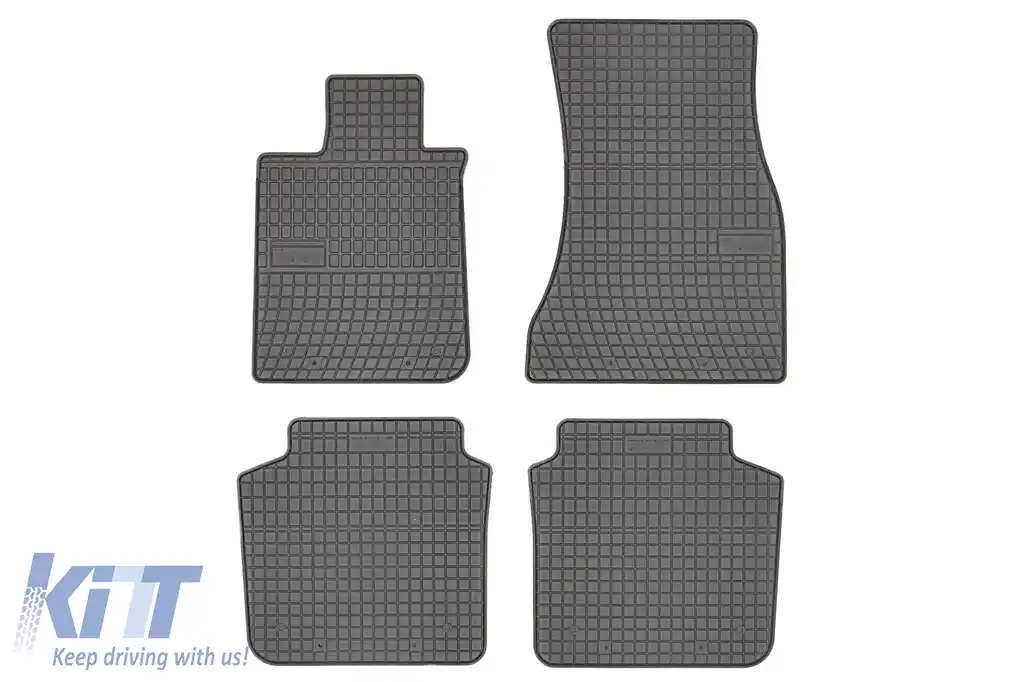 Mănuși din cauciuc specifice, potrivite pentru BMW 7 Series G12 după 2015, cu ampatament lung, set de 4 piese, culoare neagră