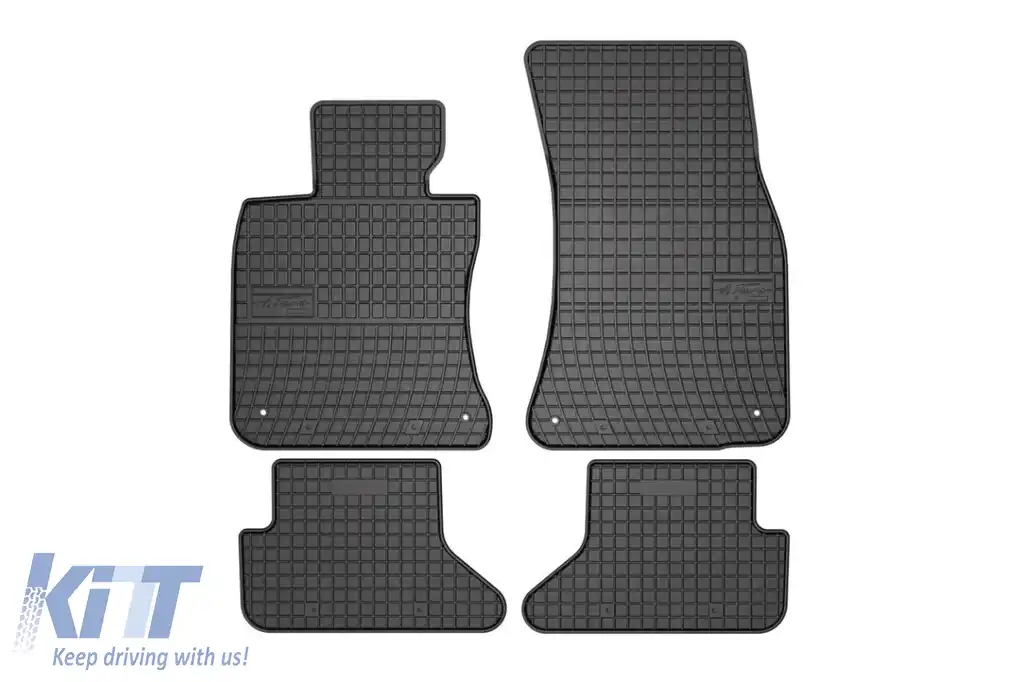 Mănuși din cauciuc specifice, potrivite pentru BMW 6 Series E64 Cabrio 2003-2010, set de 4 piese, culoare neagră