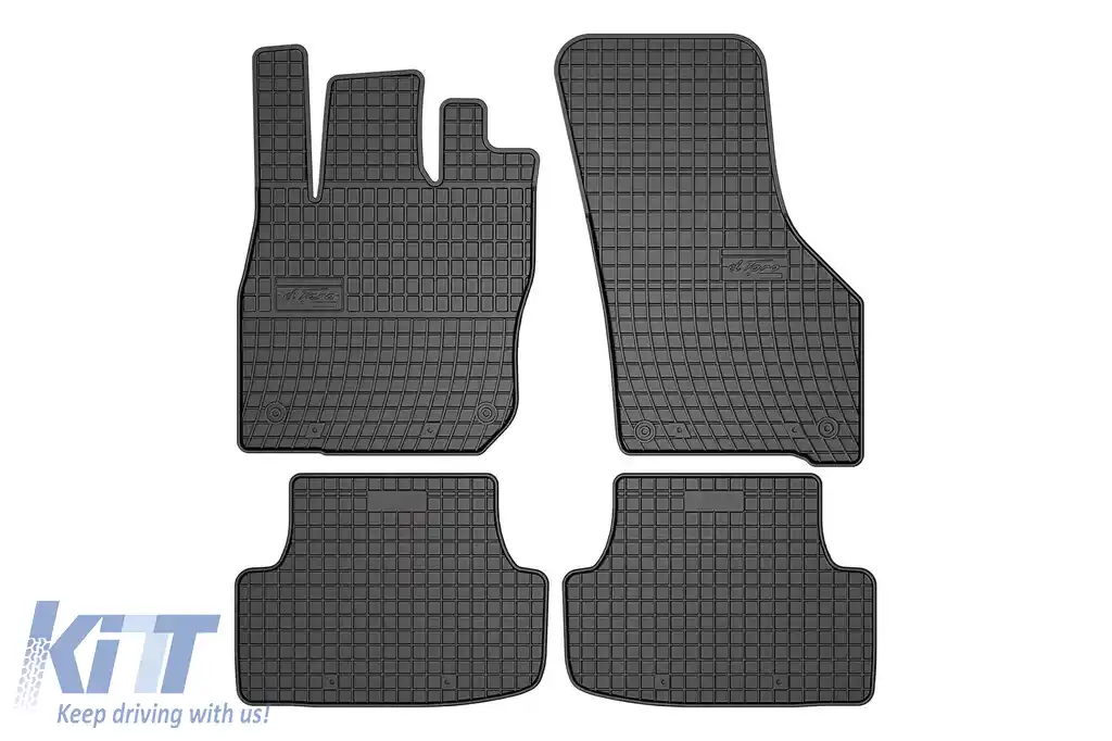 Mănuși din cauciuc specifice, potrivite pentru Audi A3 8Y Mild Hybrid după 2020, set de 4 piese, culoare neagră