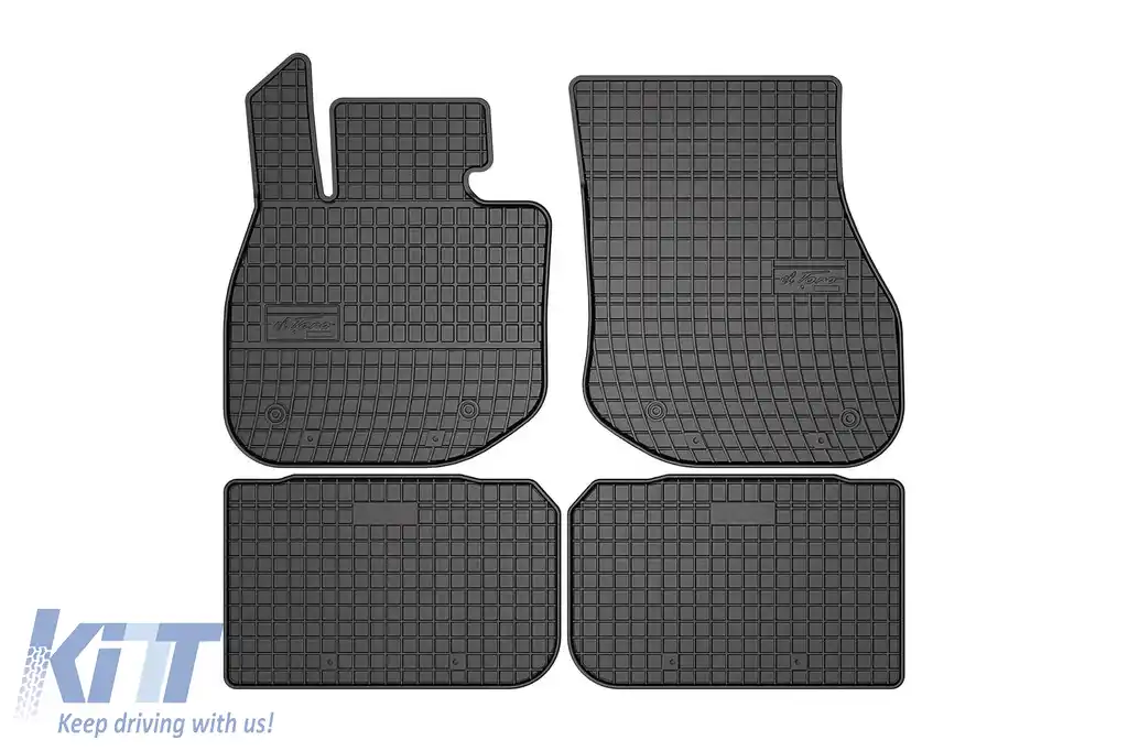 Mănuși din cauciuc specifice, potrivite pentru BMW iX1 U11 Electric după 2022, set de 4 piese, culoare neagră