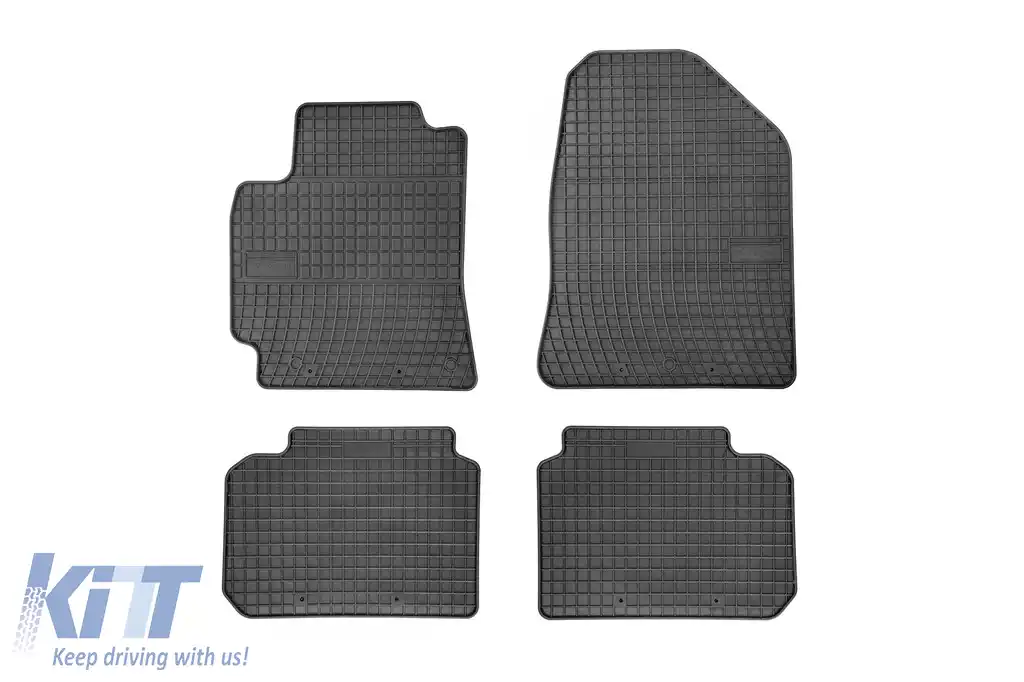 Mănuși din cauciuc specifice, potrivite pentru Hyundai Elantra după 2016, set de 4 piese, culoare neagră