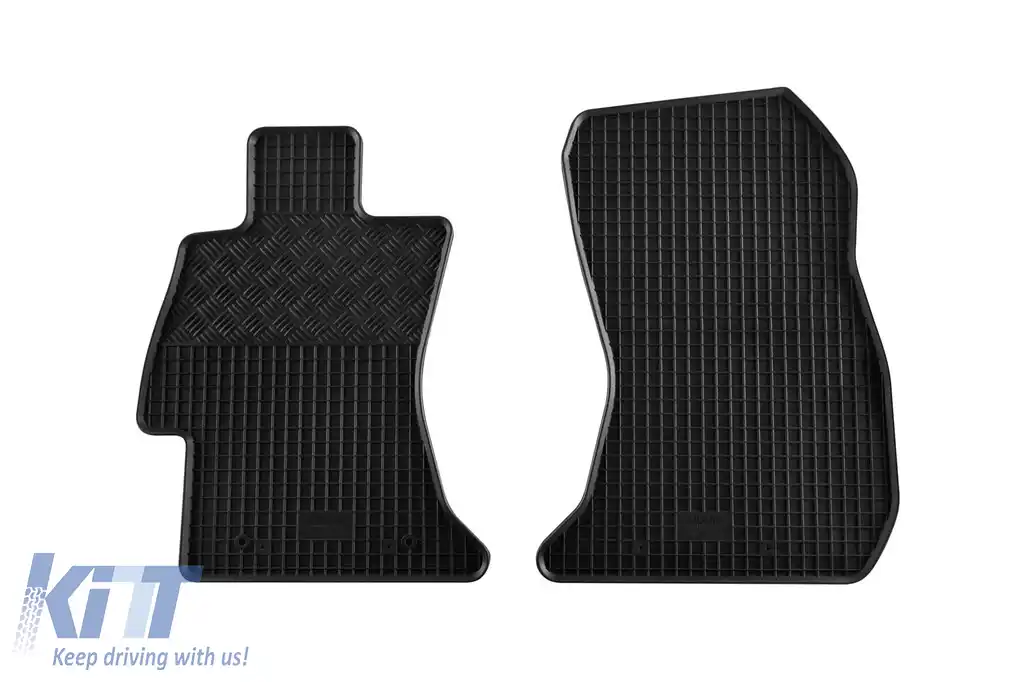 Mănuși din cauciuc specifice, potrivite pentru Subaru Impreza WRX după 2014, Levorg după 2015, XV după 2012, set de 4 piese, culoare neagră-image-6248958