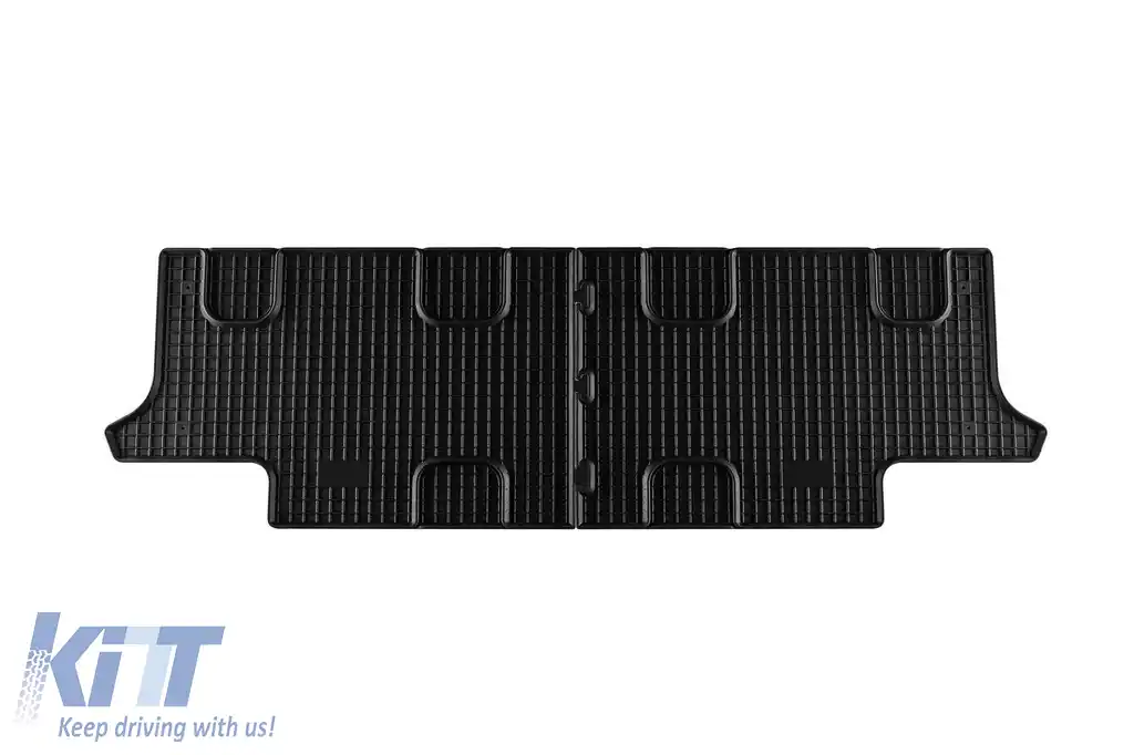 Mănuși din cauciuc specifice, potrivite pentru Mercedes V class W447, Vito după 2014 pentru scaunele din a treia linie, set de 2 piese, culoare neagră