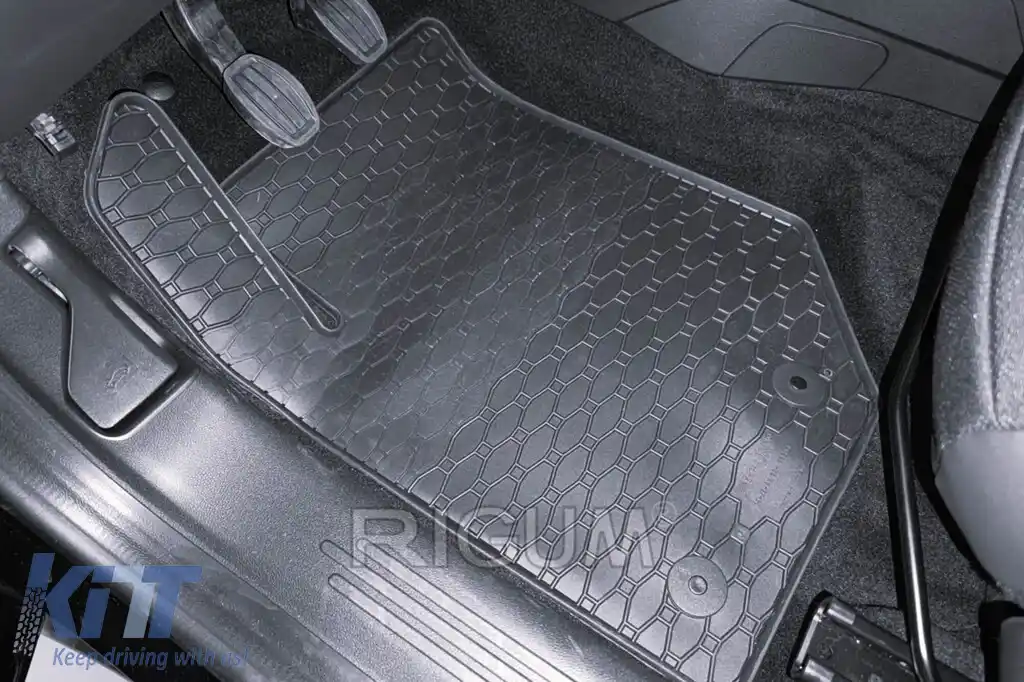 Mănuși din cauciuc specifice, potrivite pentru Jeep Avenger după 2023, set de 4 piese, culoare neagră-image-6250230