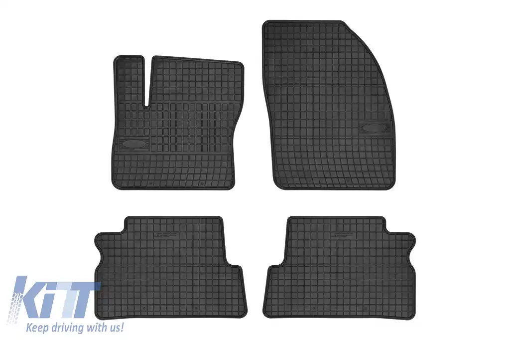 Mănuși din cauciuc specifice, potrivite pentru Ford C-Max 2003-2010, set de 4 piese, culoare neagră din seria Frogum El Toro