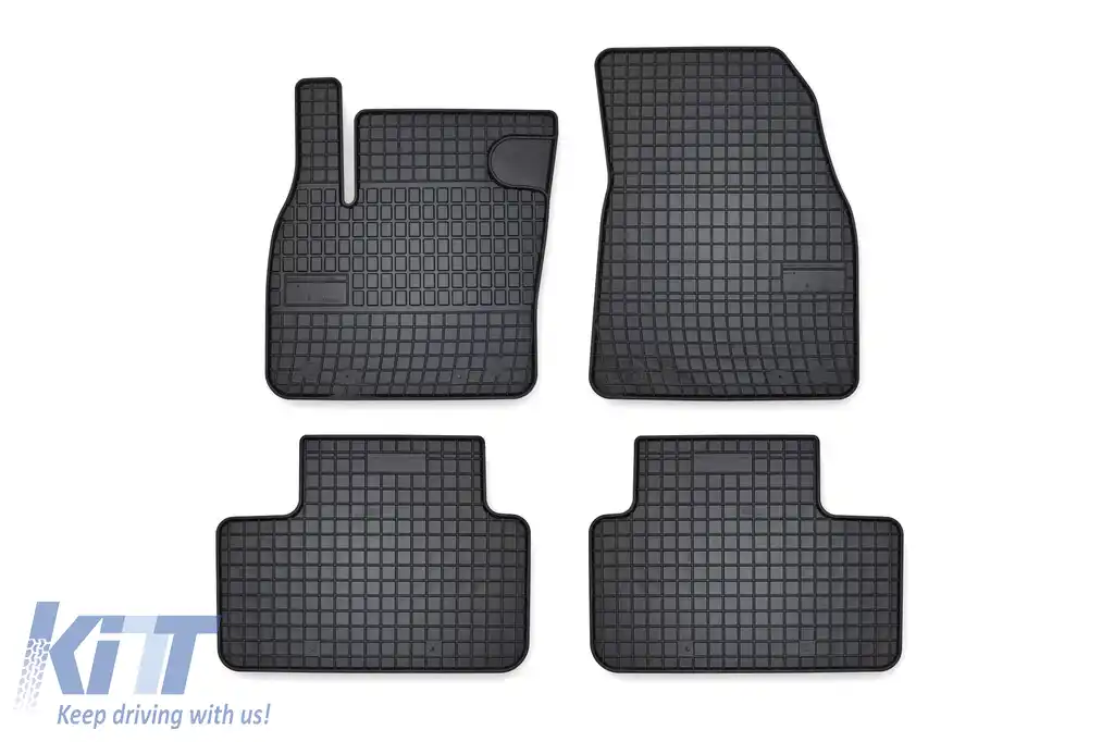 Mănuși din cauciuc specifice, potrivite pentru Volvo XC40 după 2017, set de 4 piese, culoare neagră