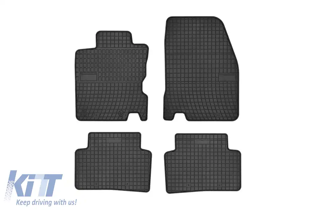 Mănuși din cauciuc specifice, potrivite pentru Renault Kadjar după 2015, set de 4 piese, culoare neagră