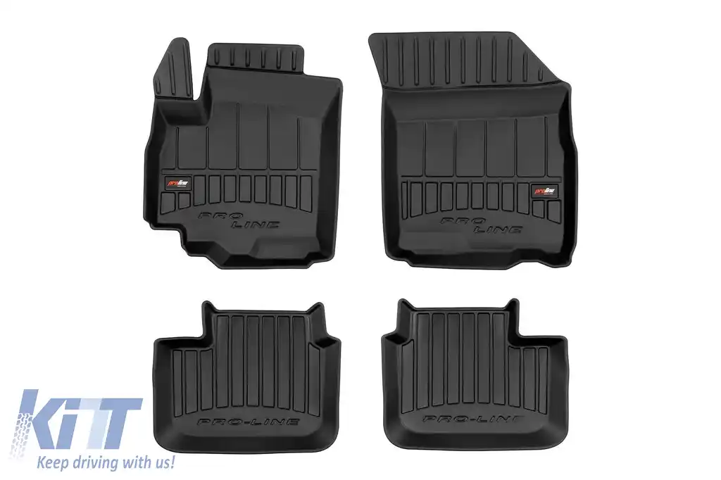 Mocheta de cauciuc specifică din seria Frogum 3D ProLine, potrivită pentru Fiat Sedici 2006-2015, Suzuki SX4 2006-2013, Suzuki Swift 2005-2010, set de 4 piese, culoare neagră, cu garanție de 24 de lun-image-6221290