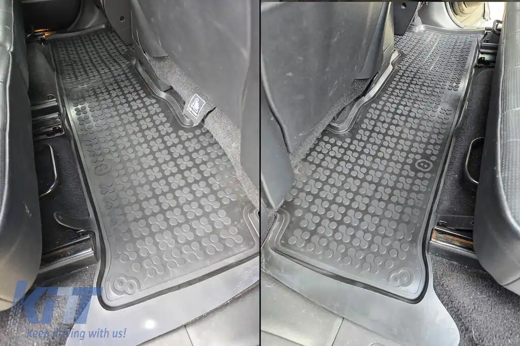 Mocheta din cauciuc specifică, potrivită pentru Land Rover Discovery după 2017, Range Rover Sport după 2013, set de 3 piese, culoare neagră-image-6216546