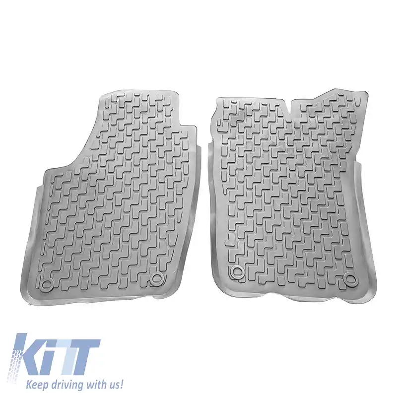 Mochete auto 3D din cauciuc potrivite pentru Skoda Fabia 2002- / 2007-2014 ''Star Diamond'' 4 bucăți gri-image-6308946