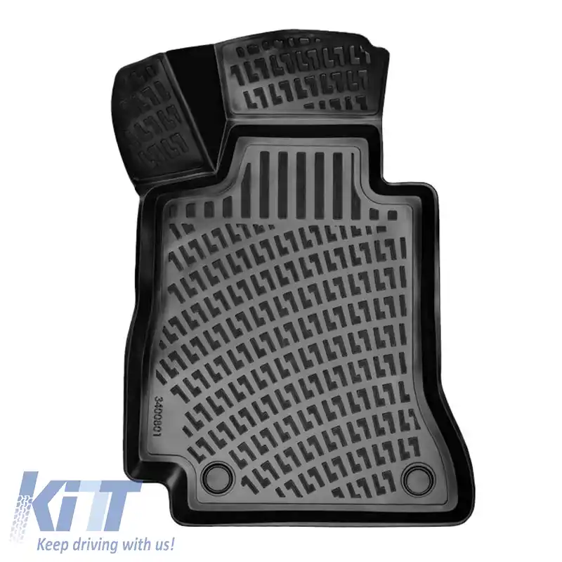 Mochete Auto 3D Din Cauciuc TPE Potrivit pentru Mercedes E-Class W213 2016- Rizline 4 Piese Negru-image-6291791