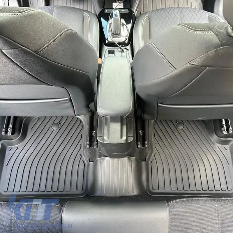 Mochete Auto 3D Din Cauciuc TPE Potrivit pentru Opel Corsa F 19+, Mokka 19+ / Peugeot 208 19+, 2008 19+ Rizline Premium 4 Pcs Negru-image-6318412