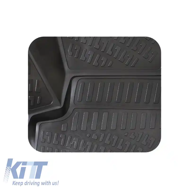 Mochete auto 3D din cauciuc TPE potrivite pentru Opel Mokka 12-19 / Chevrolet Trax 12+ Rizline 4 bucăți negre-image-6291953