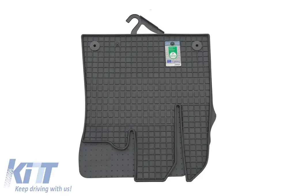 Mochete de cauciuc frontale specifice, potrivite pentru Opel Combo Life, Cargo, Peugeot Partner, Rifter, Citroen Berlingo după 2018, set de 2 piese, culoare neagră-image-6243038