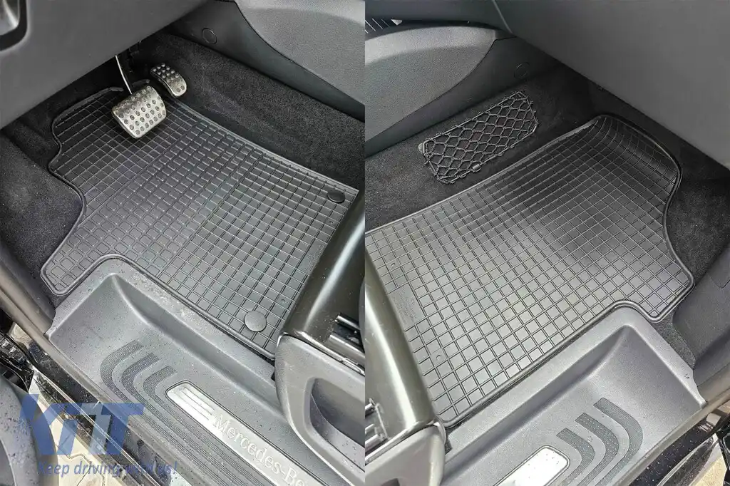 Mochete de cauciuc frontale specifice, potrivite pentru Mercedes Vito W447 după 2014, set de 2 piese, culoare neagră-image-6243389