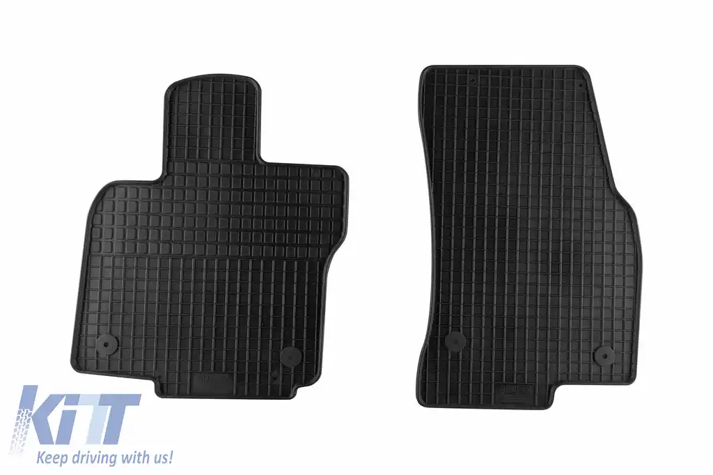 Mochete de cauciuc frontale specifice, potrivite pentru Volkswagen Caddy după 2020, set de 2 piese, culoare neagră