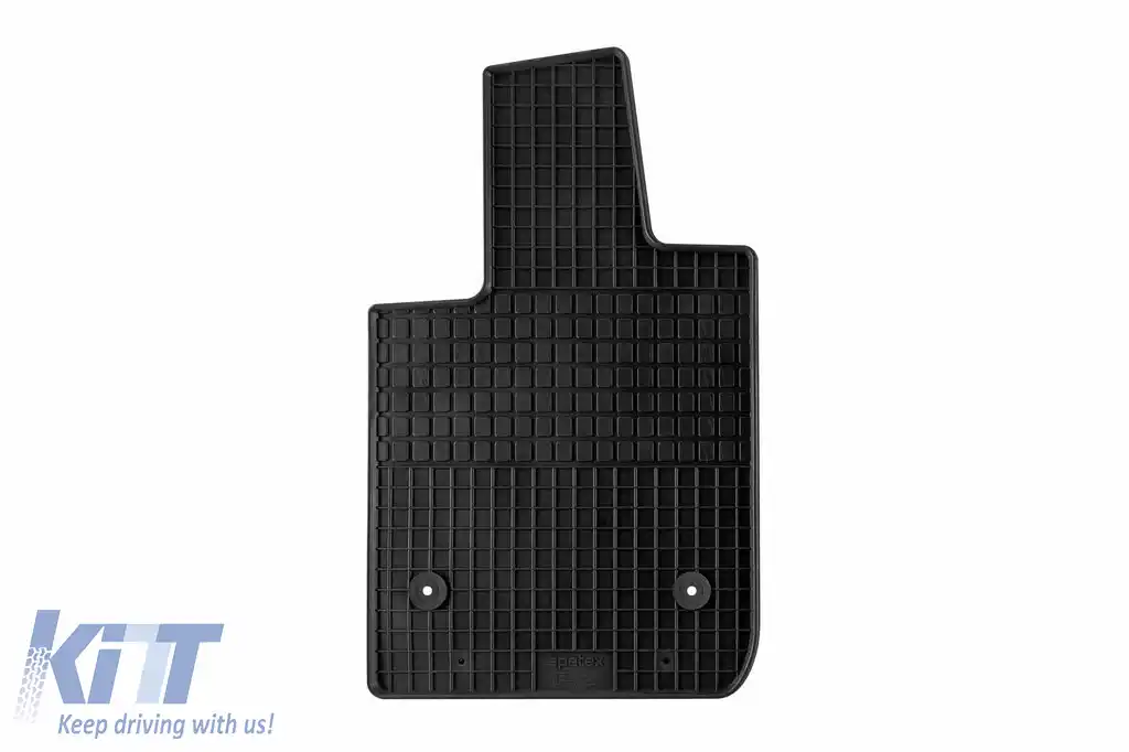 Mochete de cauciuc frontale specifice, potrivite pentru Volkswagen T7 după 2021, cu 2 locuri, set de 2 piese, culoare neagră-image-6244048