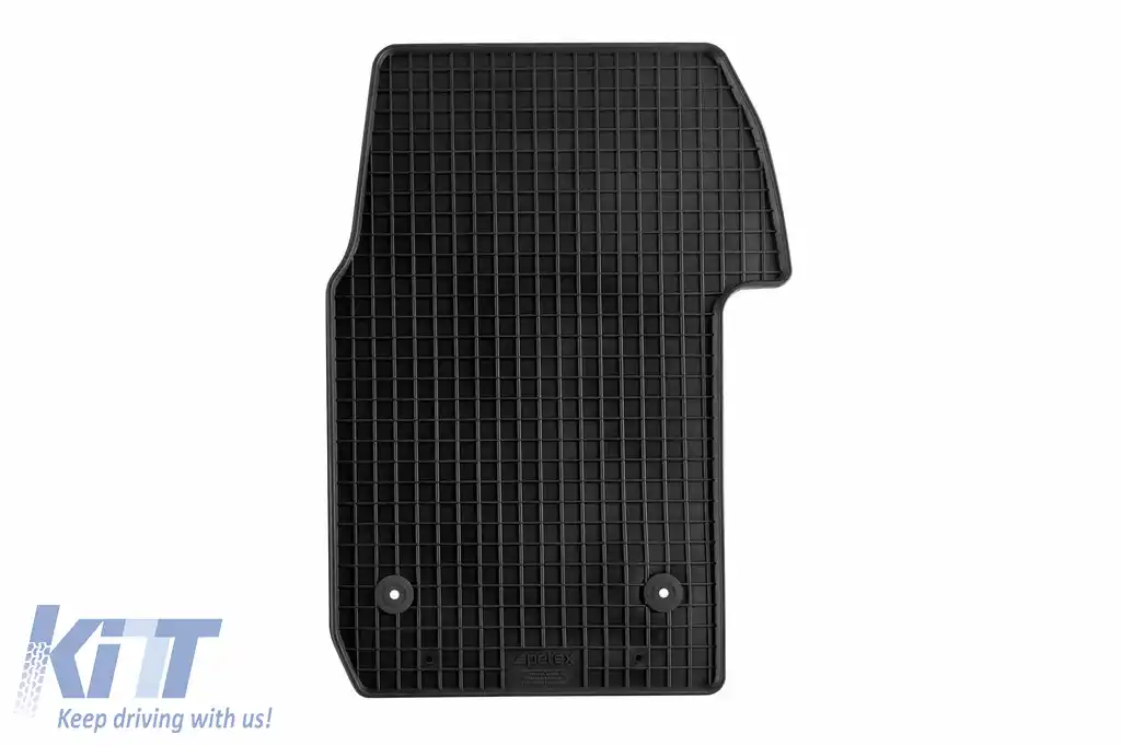 Mochete de cauciuc frontale specifice, potrivite pentru Volkswagen T7 după 2021, cu 2 locuri, set de 2 piese, culoare neagră-image-6244049