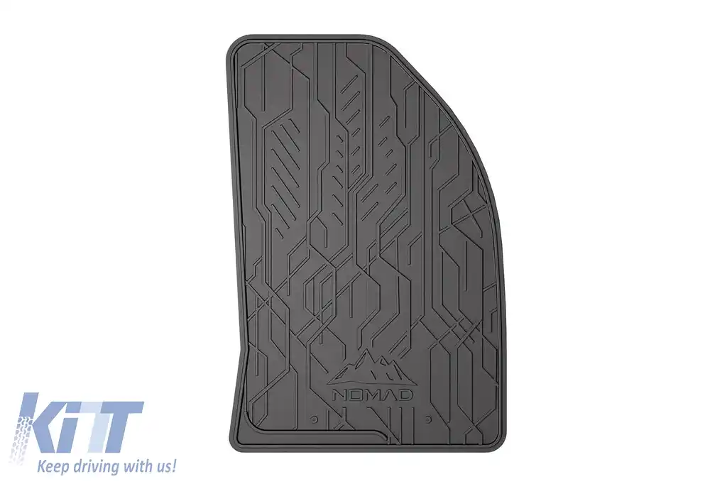 Mochete de cauciuc frontale specifice, potrivite pentru seria Frogum NOMAD pentru Ford Fiesta 2002-2008, Fusion 2002-2012, Mazda 2 2002-2007, set de 2 piese, culoare neagră-image-6256385