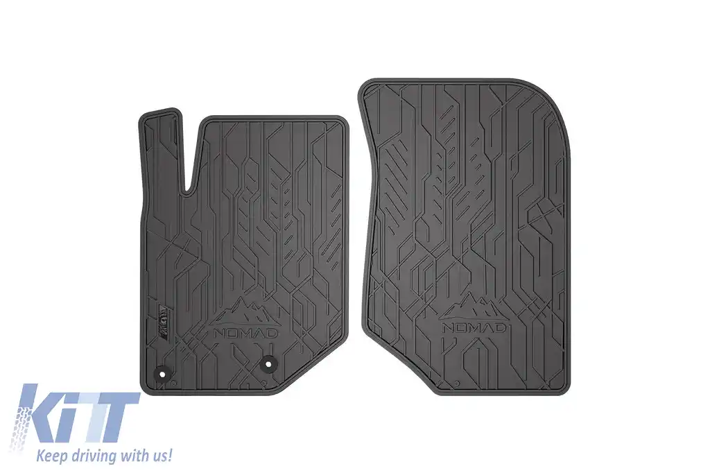 Mochete de cauciuc frontale specifice, potrivite pentru Citroen DS3 Crossback după 2018, Opel Corsa F după 2019, Opel Mokka după 2020, Peugeot 208 după 2019, set de 2 piese, culoare neagră