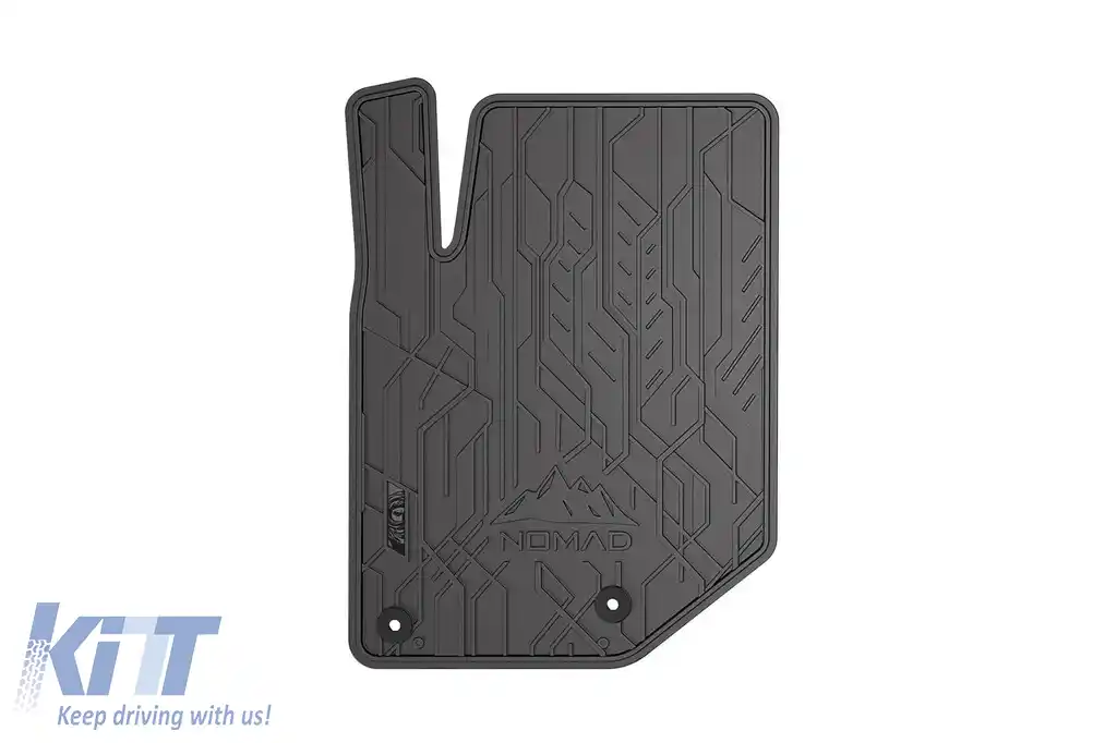 Mochete de cauciuc frontale specifice, potrivite pentru Citroen DS3 Crossback după 2018, Opel Corsa F după 2019, Opel Mokka după 2020, Peugeot 208 după 2019, set de 2 piese, culoare neagră-image-6256671